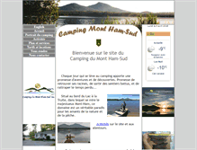 Tablet Screenshot of campingmontham-sud.com